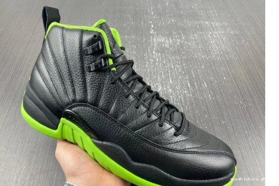GREEN AJ12 BLACK Jordan 12 DOF FLIGHT 0419